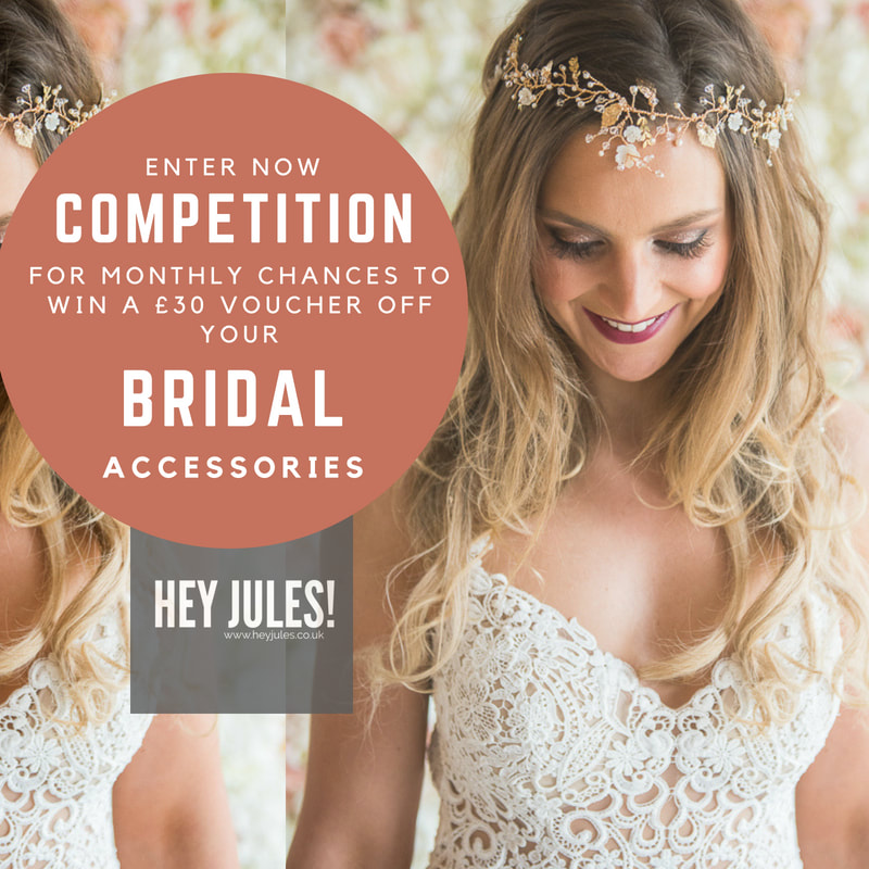 Enter our competition to win £150 headpiece or £30 bridal accessories