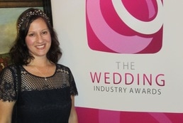 Jules at the Wedding Industry awards
