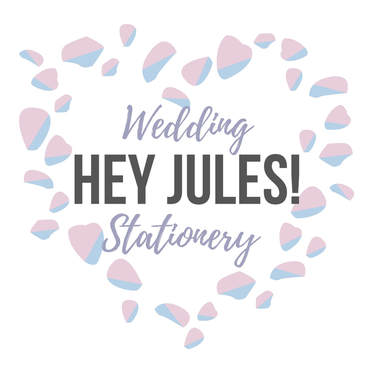 Wedding stationary by Hey Jules!